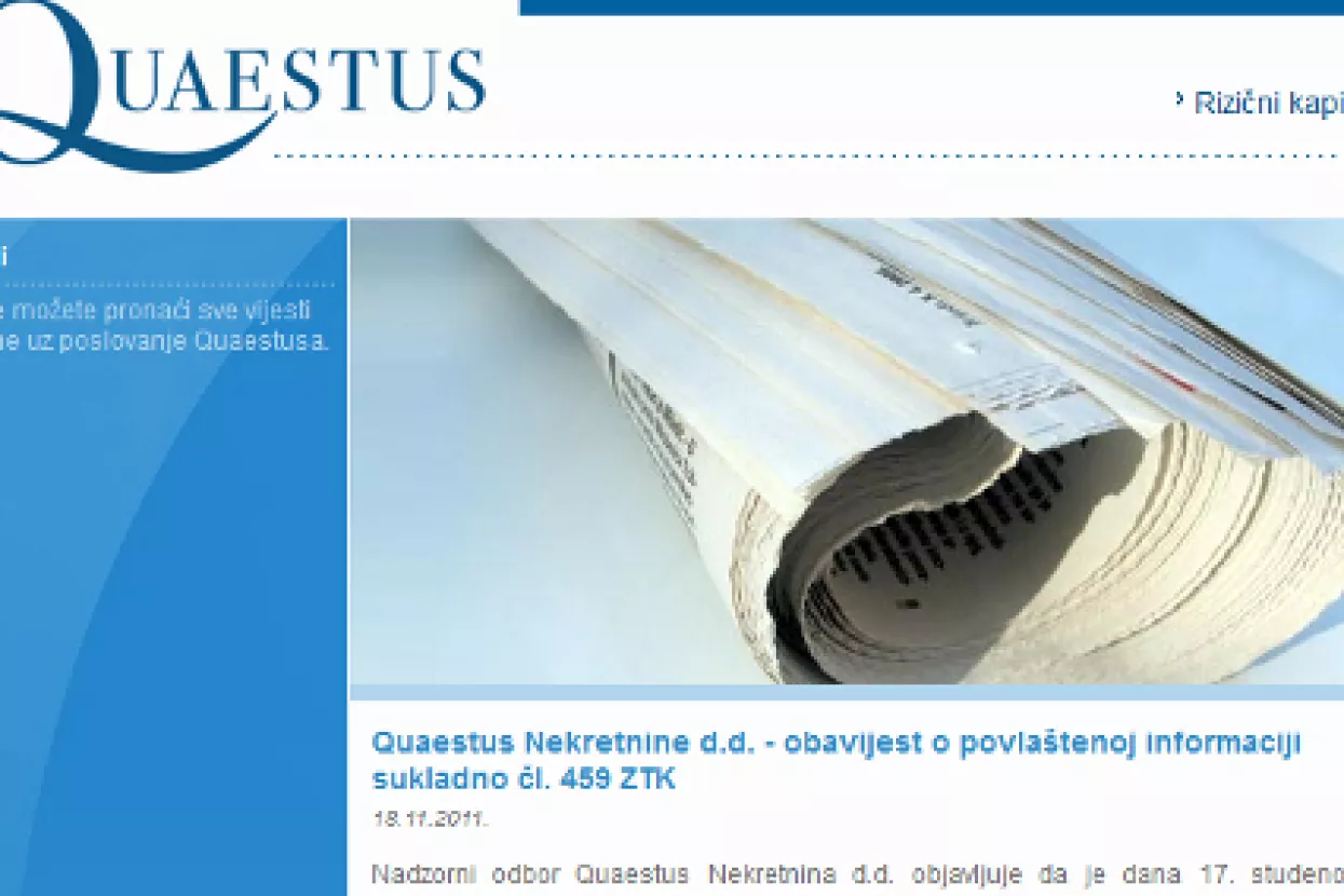 Stambolija napušta Fimu i Quaestus