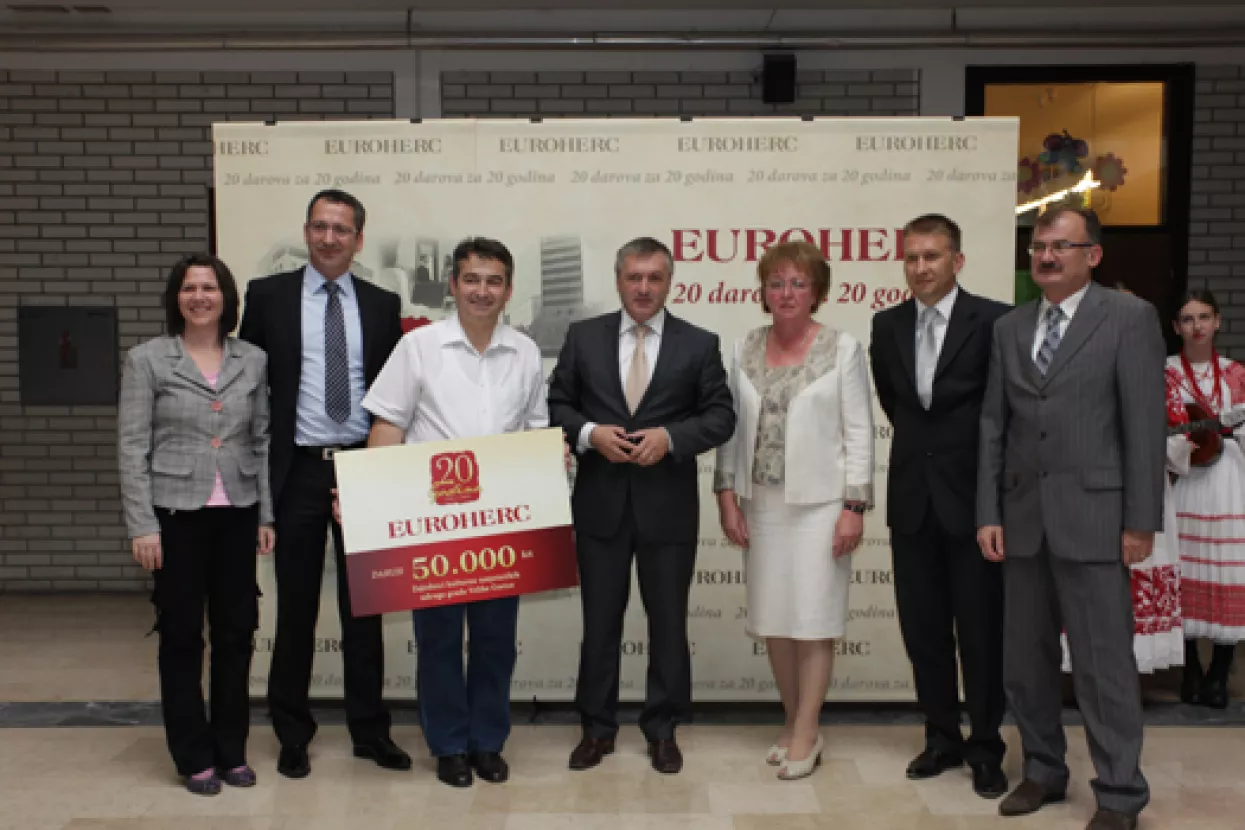 Zajednici kulturno umjetničkih udruga grada Velike Gorice Euroherc donirao 50 tisuća kuna