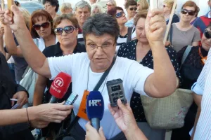 Radnice bivše Revije zaustavile promet u Šibeniku