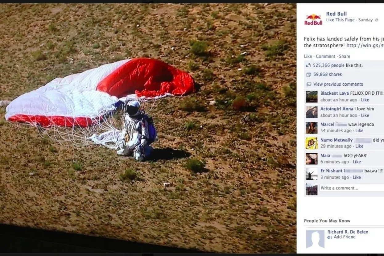 Red Bull prvi na Facebookovoj ljestvici