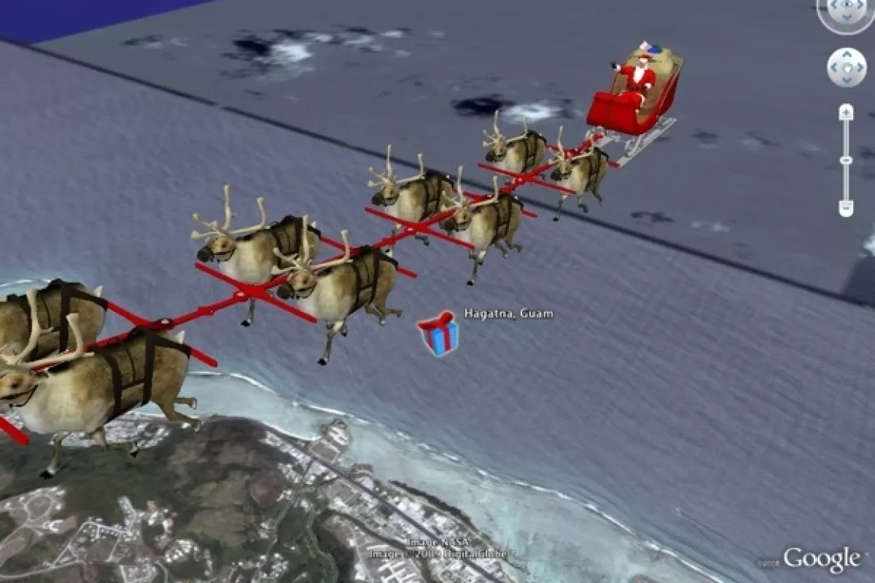 Kretanje Djeda Mraza preko Windowsa