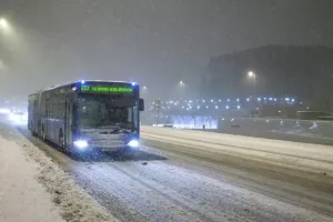 Novi snijeg zaustavio dvije autobusne linije