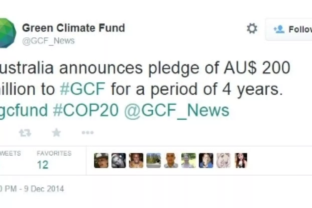 Australija će donirati 165 milijuna dolara UN-ovom Zelenom klimatskom fondu