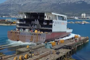 U Brodosplitu porinuta kobilica mega kruzera