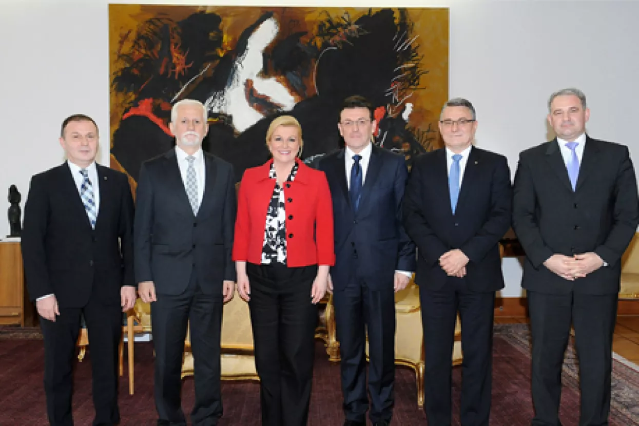 O čemu je Predsjednica razgovarala s predstavnicima poslovne zajednice?