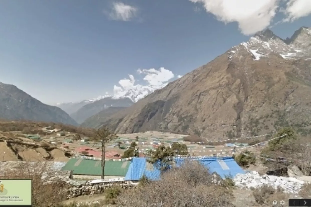 Popnite se na Mount Everest Google Mapsom