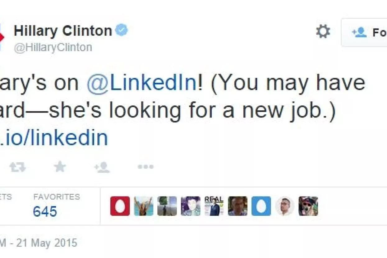 Hillary Clinton kampanju preselila i na LinkedIn - i sakupila mnoštvo kritika