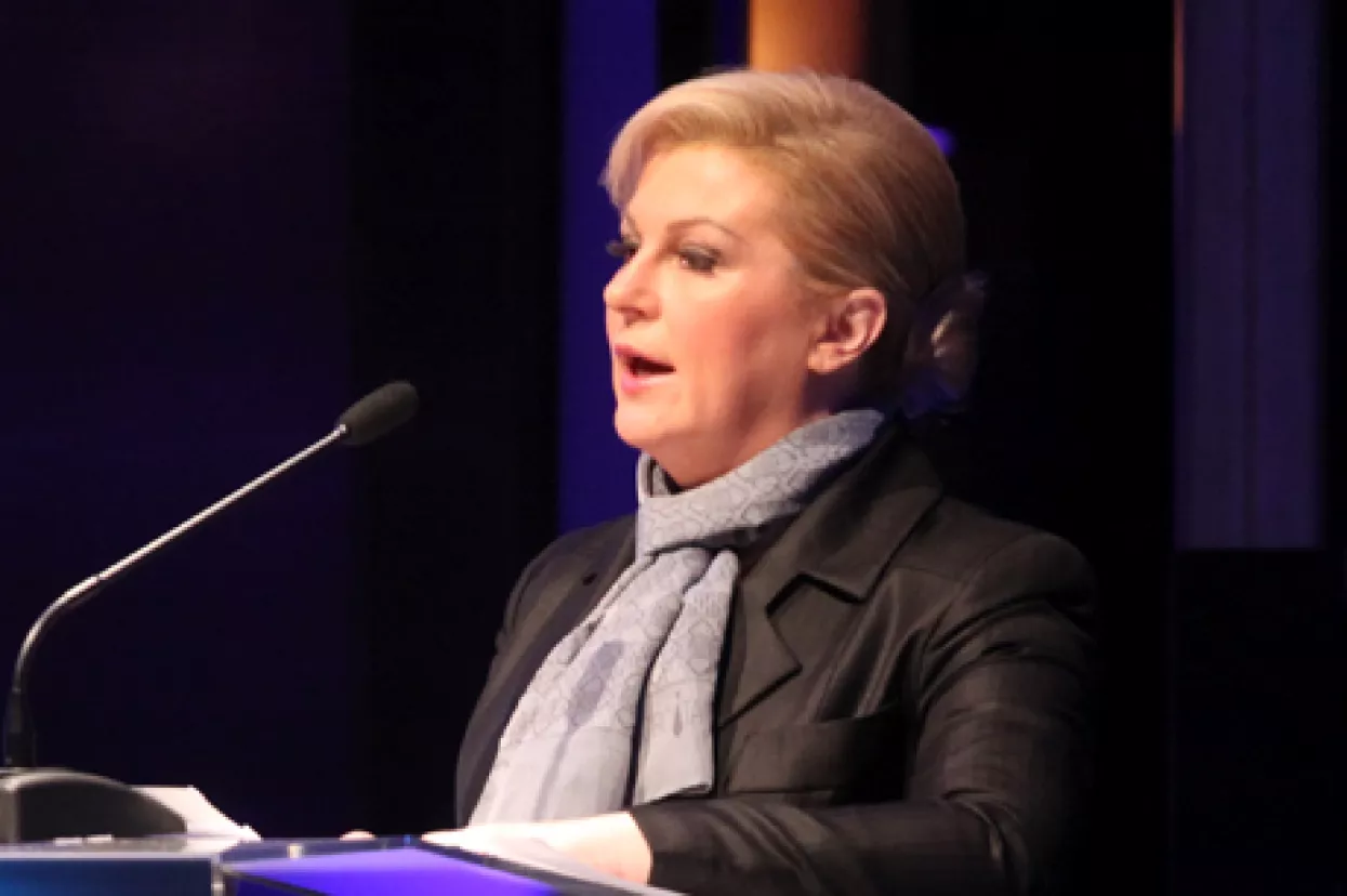 Grabar-Kitarović: Plutajući LNG terminal osigurao bi niže cijene energenata