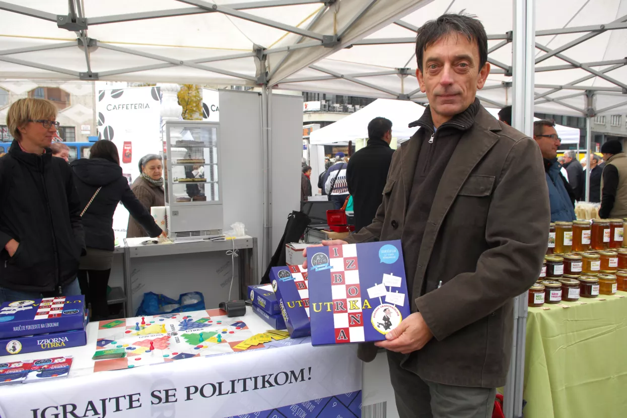 Izborna utrka - prva društvena igra političke tematike u Hrvatskoj