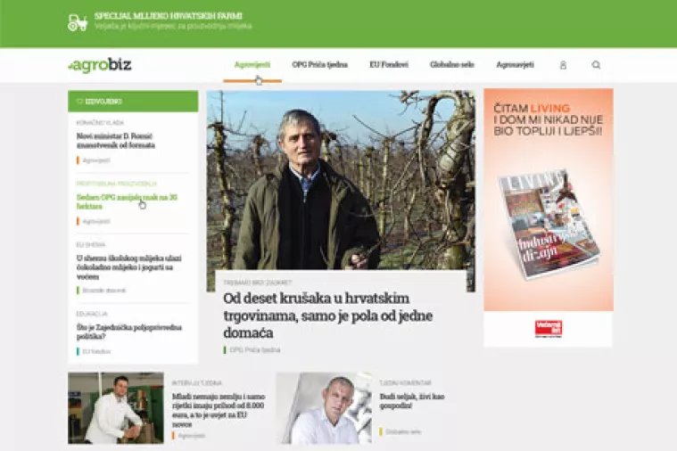 Pokrenut poljoprivredni portal Agrobiz.hr