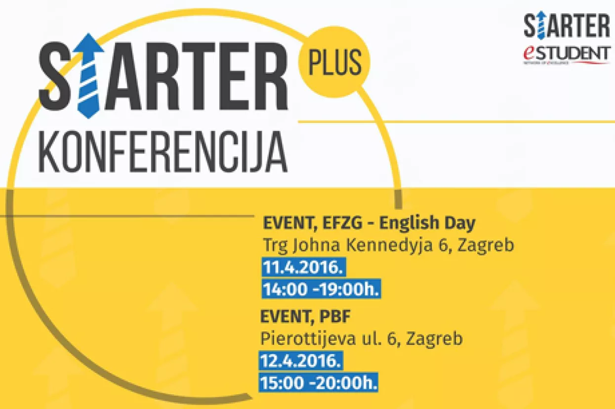 Zakoračite u poslovni svijet uz Starter+ konferenciju