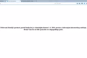 Portal Banka.hr prestao s radom