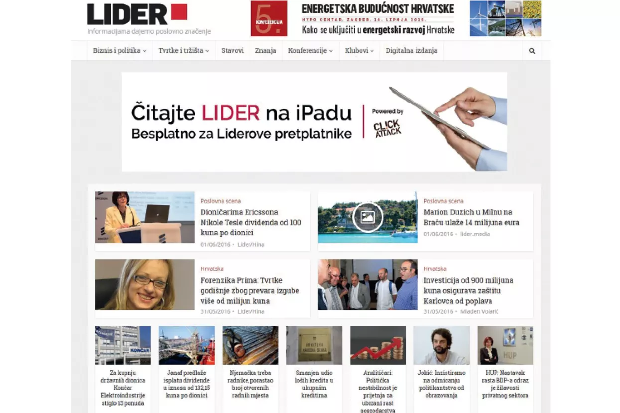 Liderov portal u novome ruhu i na novoj adresi