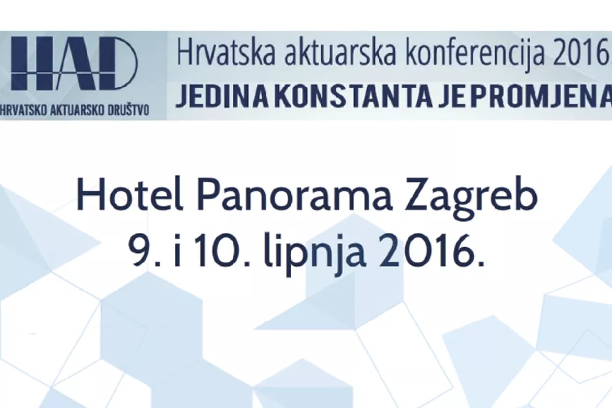 Prva Hrvatska aktuarska konferencija – „Jedina konstanta je promjena“