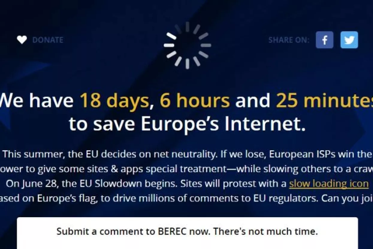 7000 europskih web stranica prosvjeduje zbog 'usporavanja interneta'