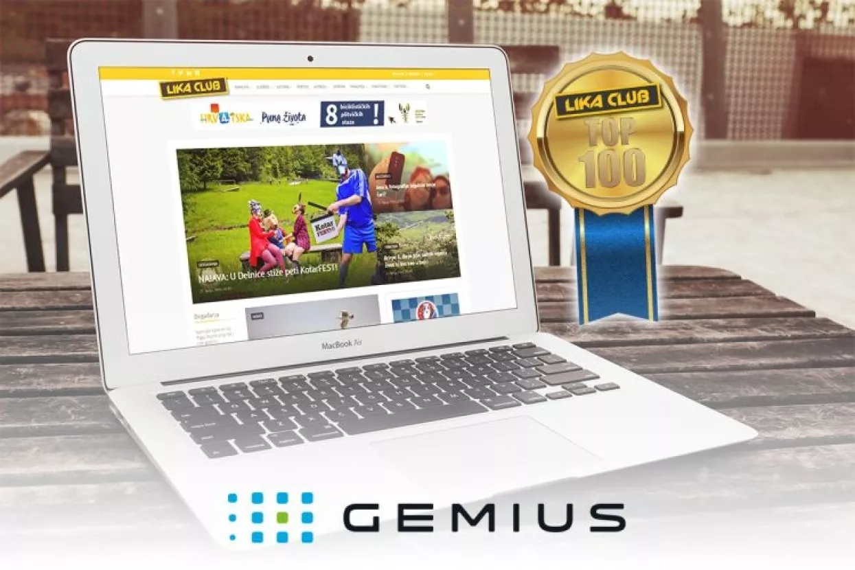 Lika dobila medij u TOP 100 po Gemiusu