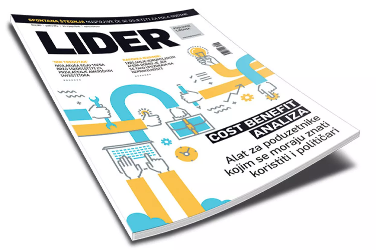 Novi broj Lidera: Cost benefit analiza - Alat za poduzetnike kojim se moraju znati koristiti i političari