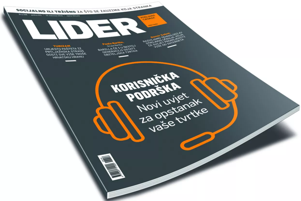 Novi broj Lidera: Korisnička podrška - novi uvjet za opstanak vaše tvrtke