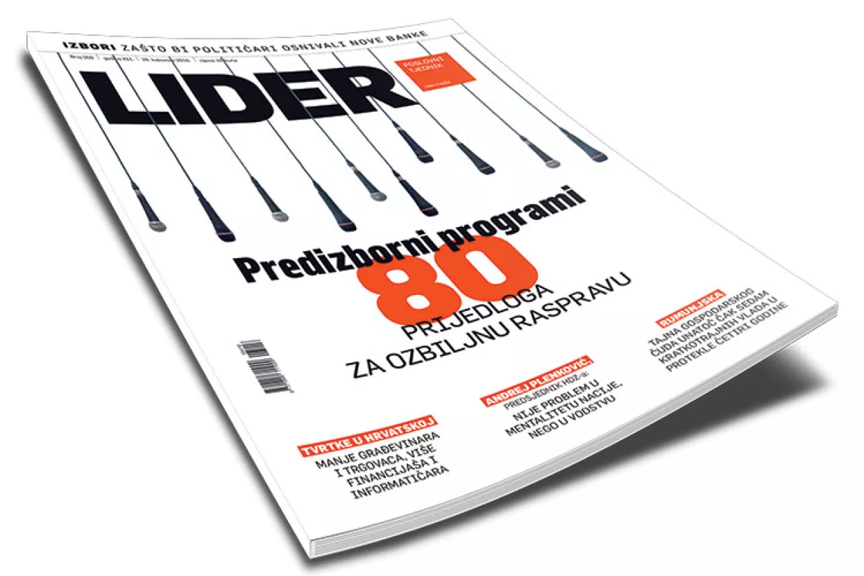 Novi broj Lidera: Predizborni programi - 80 prijedloga za ozbiljnu raspravu