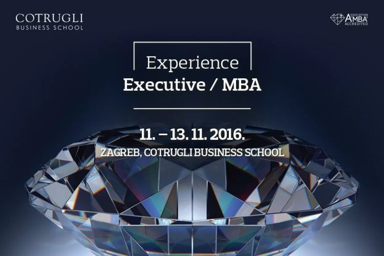 COTRUGLI Experience E/MBA - trodnevni modul za managere koji razmi&scaron;ljaju o MBA programima
