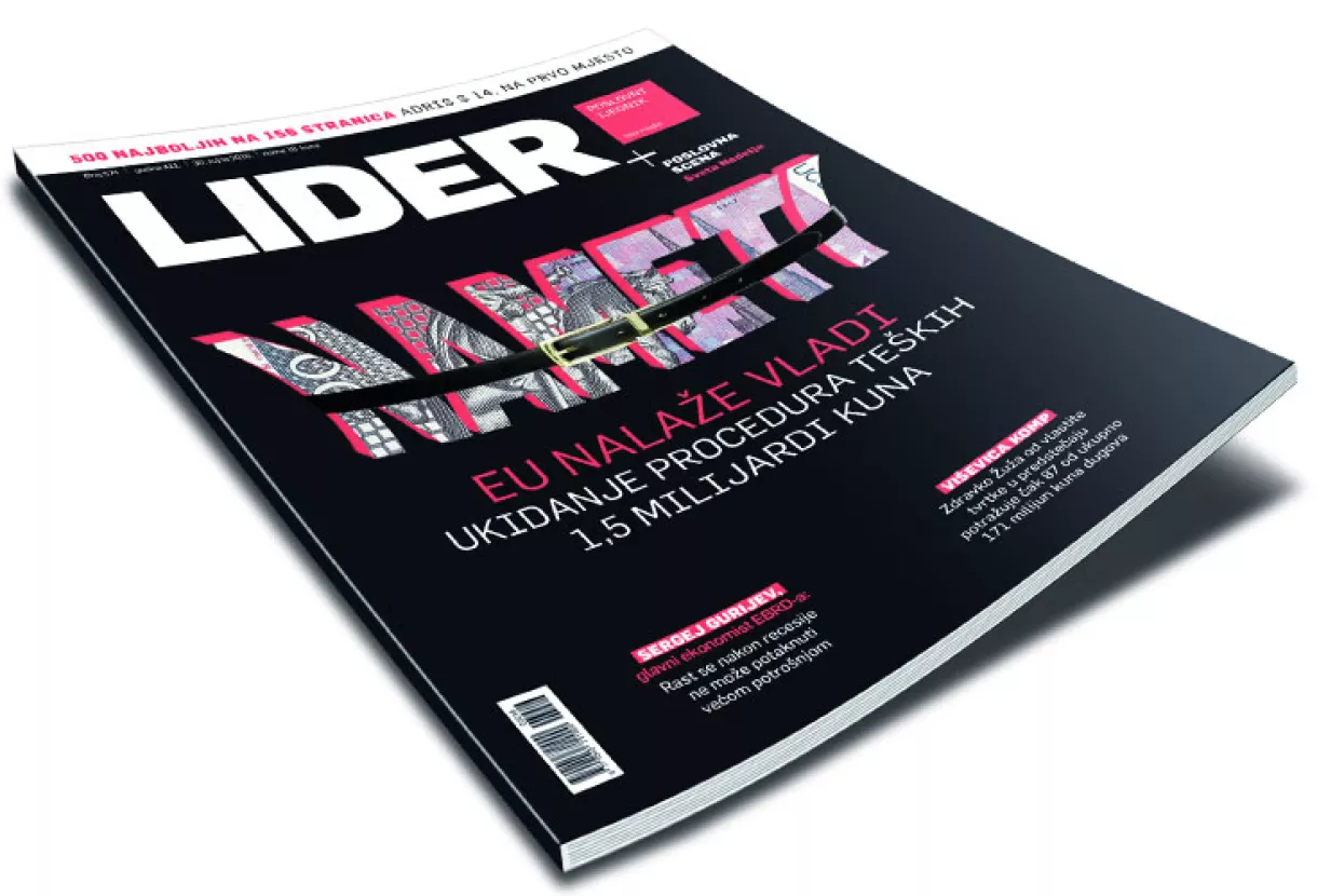 Novi broj Lidera: Nameti - EU nalaže Vladi ukidanje procedura teških 1,5 milijardi kuna