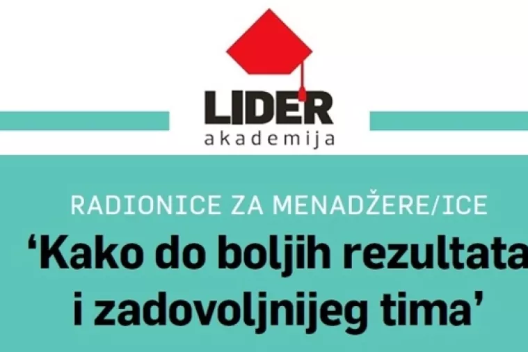 Radionice za menadžere: Saznajte kako ostvariti bolje rezultate i imati zadovoljniji tim