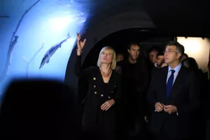 Premijer Andrej Plenković otvorio Aquatiku, prvi slatkovodni akvarij u Hrvatskoj