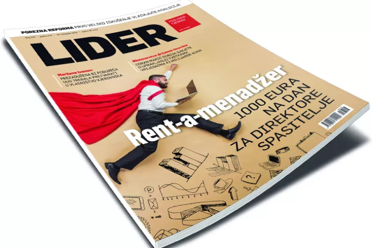 Novi broj Lidera: Rent-a-menadžer - 1000 eura na dan za direktore spasitelje