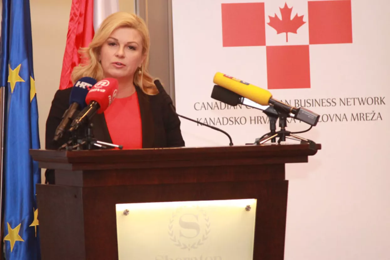 Grabar-Kitarović: Hrvatsko-kanadski odnosi ne smiju ovisiti o CETA-i
