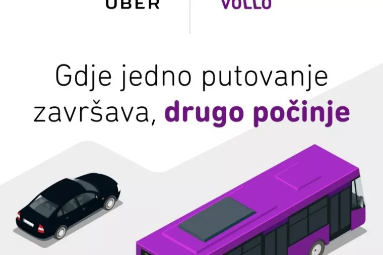 Vollo i Uber dogovorili suradnju za brže, lakše i povoljnije usluživanje korisnika