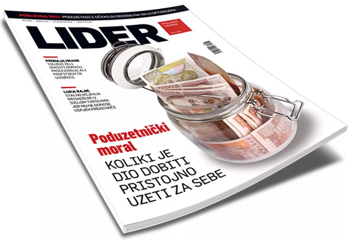 Novi broj Lidera: Poduzetnički moral - Koliki je dio dobiti pristojno uzeti za sebe