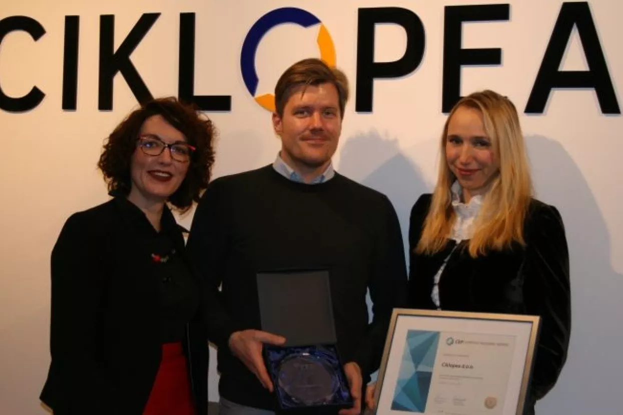 Ciklopea treći put stekla certifikat Poslodavac Partner