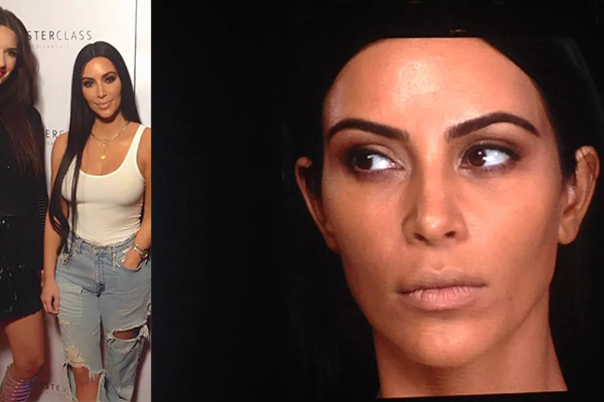 Sisačka make up artistica pokazala svoje umijeće i na licu Kim Kardashian