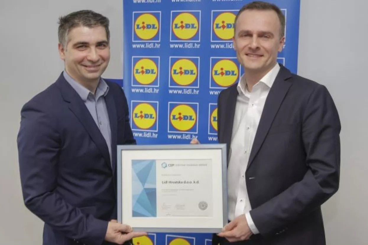 Lidl Hrvatska ostvario izvanredan rezultat prema strogim kriterijima Certifikata Poslodavac Partner