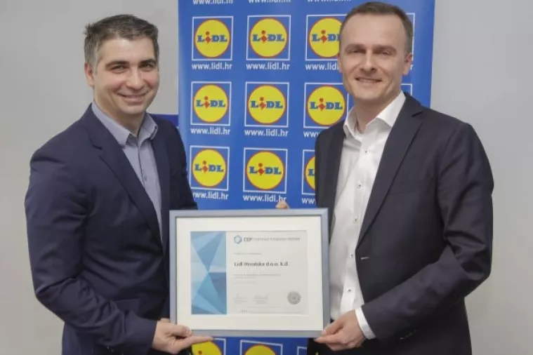 Lidl Hrvatska ostvario izvanredan rezultat prema strogim kriterijima Certifikata Poslodavac Partner