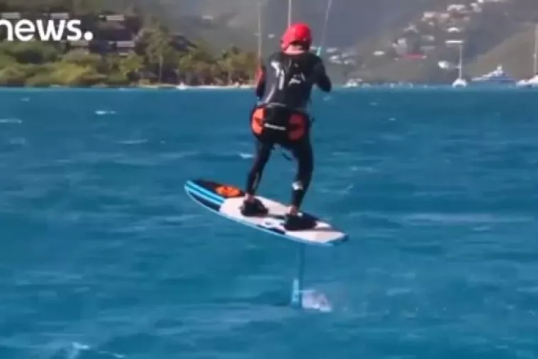 VIDEO: Obama rasturio Bransona u surfanju sa zmajem na Djevičanskim otocima