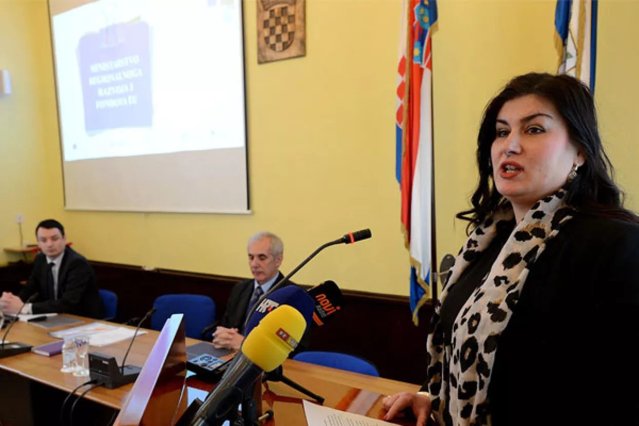 Ministrica Žalac: Decentralizacijom ćemo omogućiti ravnomjeran razvoj hrvatskih regija