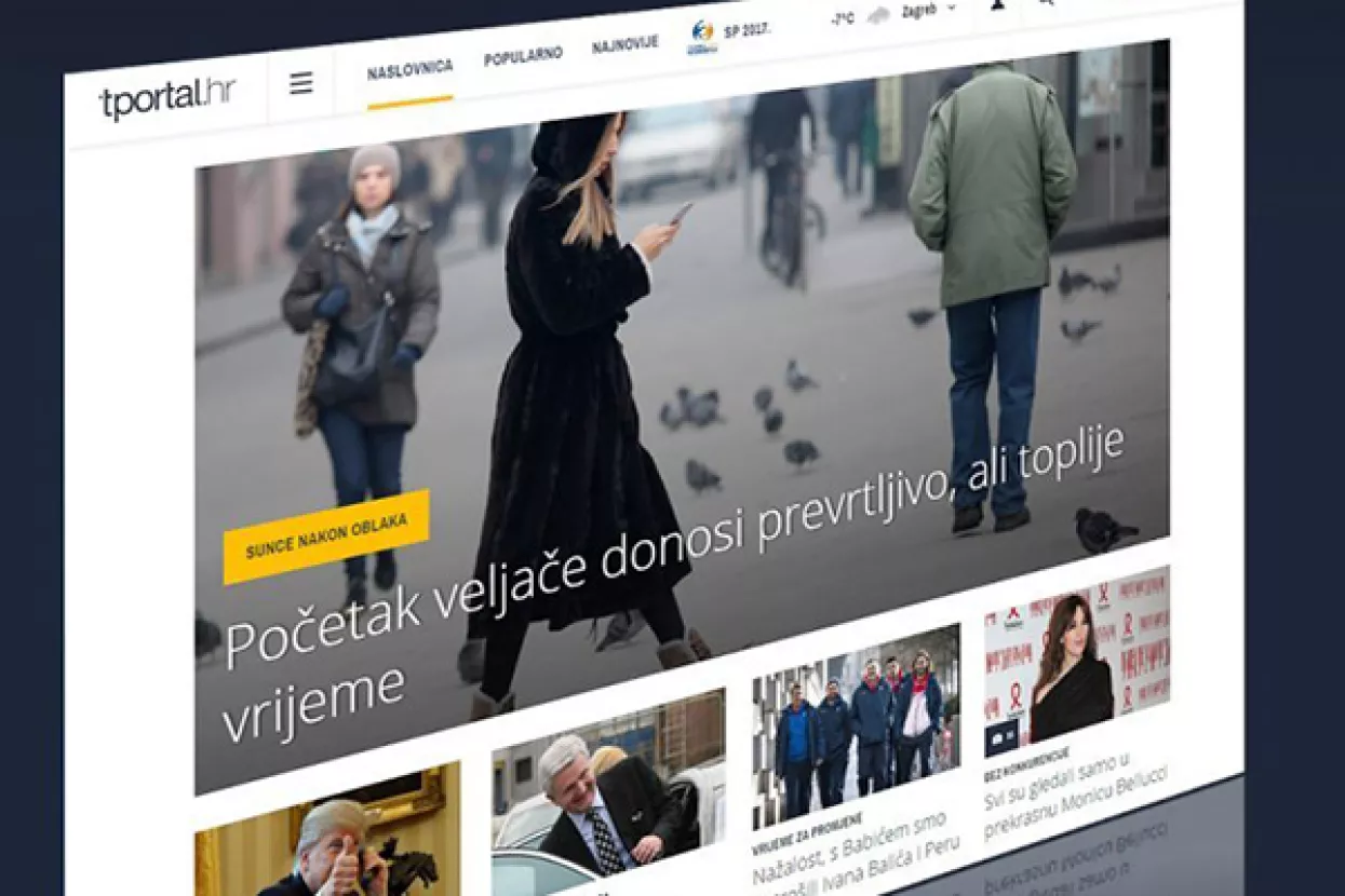 Lansiran redizajnirani tportal