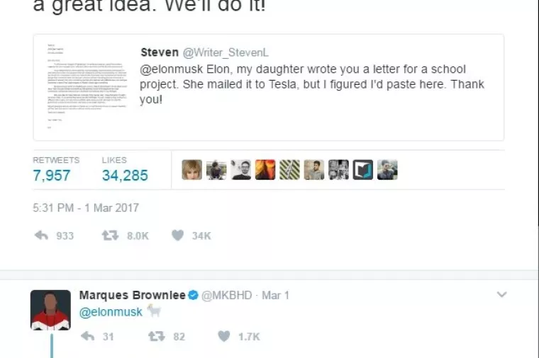 Musk prihvatio poslovni prijedlog desetogodi&scaron;njakinje