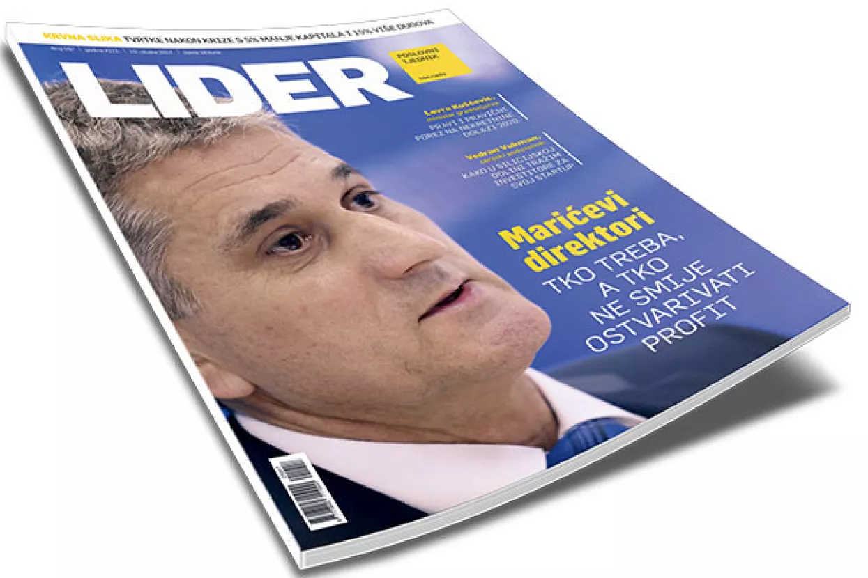 Novi broj Lidera: Marićevi direktori - Tko treba, a tko ne smije ostvarivati profit