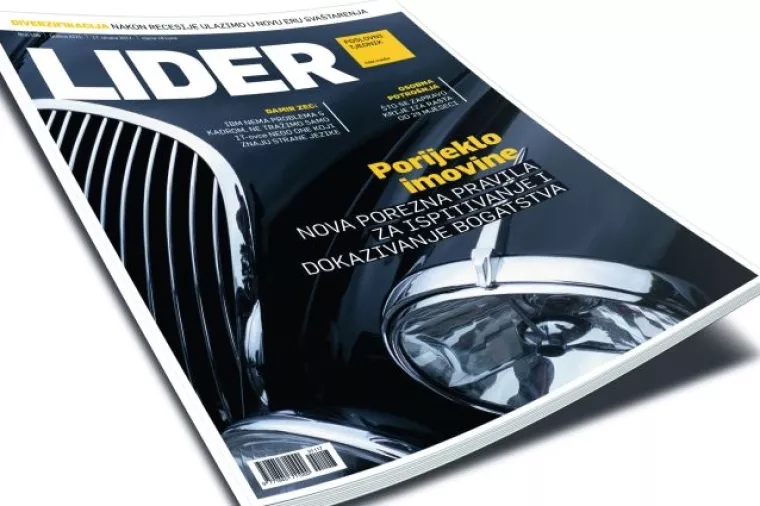 Novi broj Lidera: Porijeklo imovine - Nova porezna pravila za ispitivanje i dokazivanje bogatstva