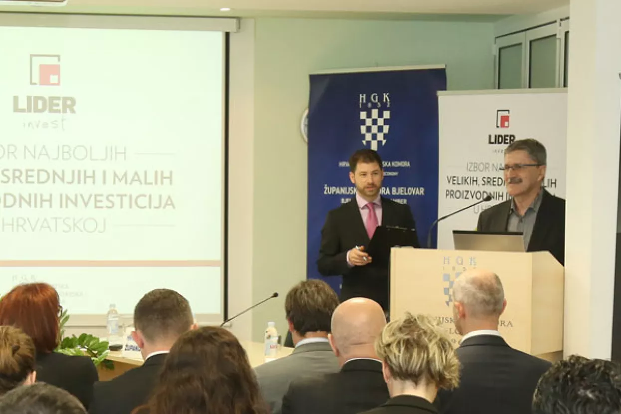U Bjelovaru počela Lider invest turneja na kojoj se promiču i nagrađuju najbolje proizvodne investicije
