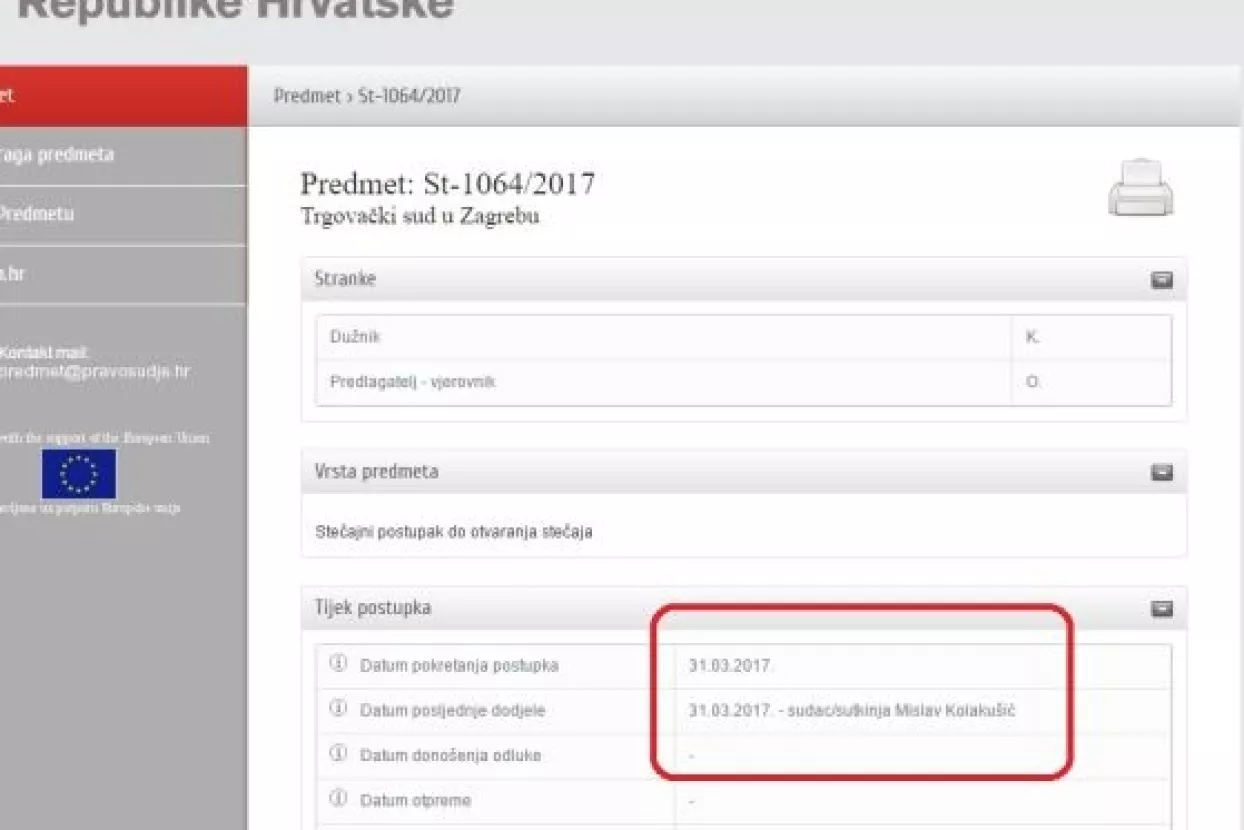 Stečaj Konzuma dodijeljen sucu Kolakušiću