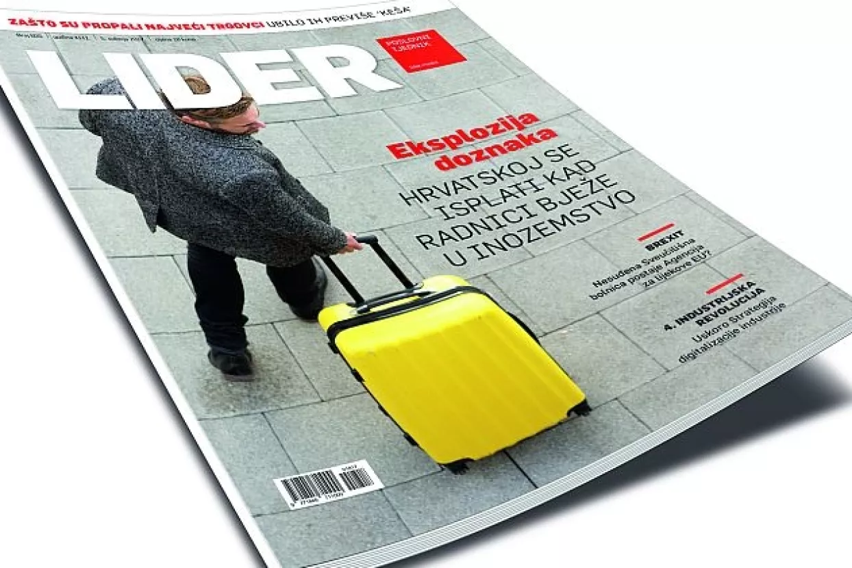 Novi broj Lidera: Eksplozija doznaka - Hrvatskoj se isplati kad radnici bježe u inozemstvo