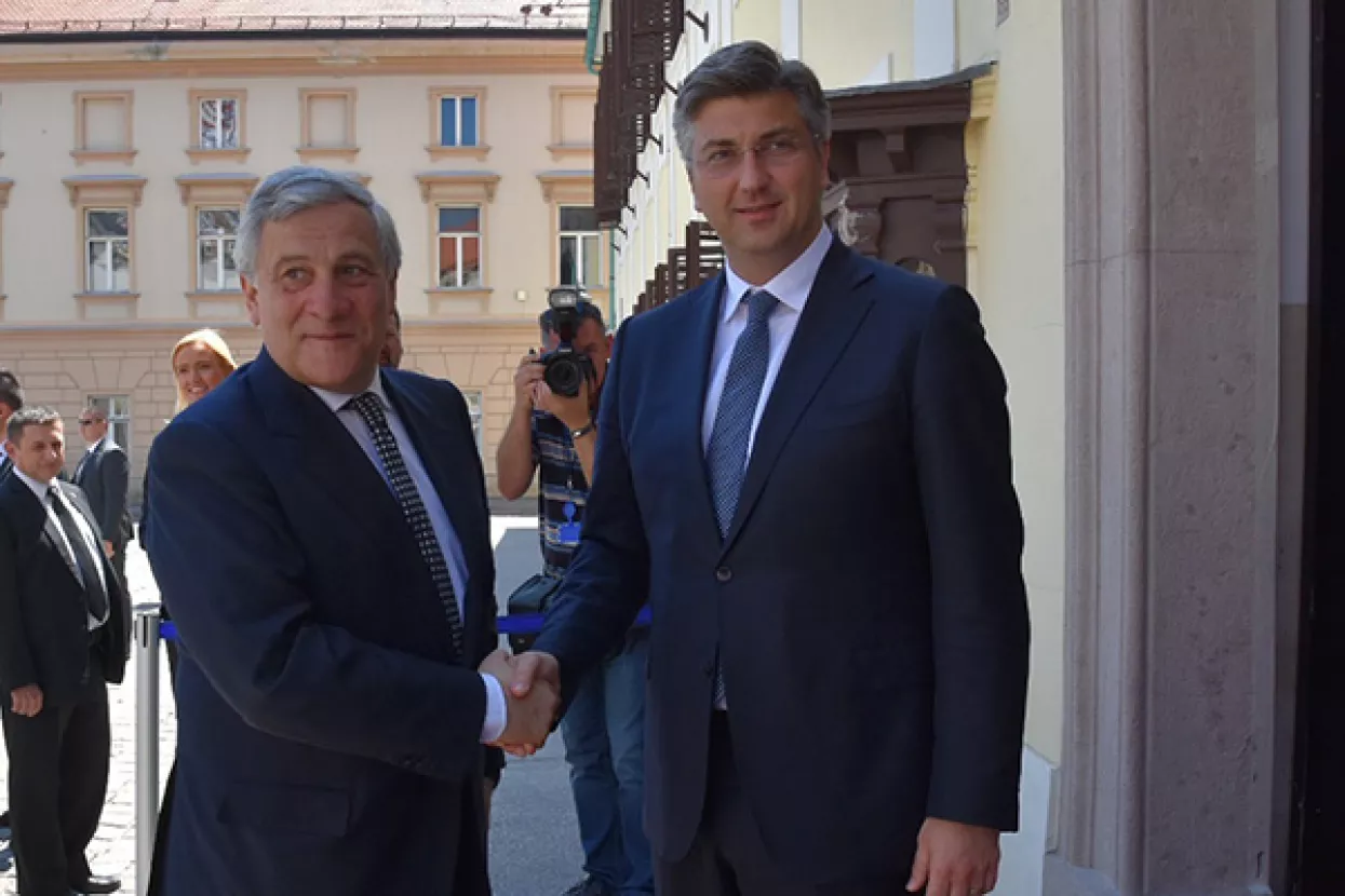VIDEO: Tajani - EU će čvrsto stajati uz Hrvatsku radi gospodarskog rasta