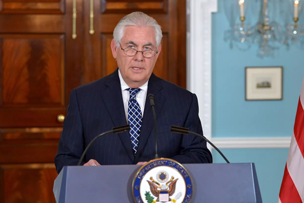 Tillerson: SAD ostvario sjajan rezultat u smanjenju stakleničkih plinova