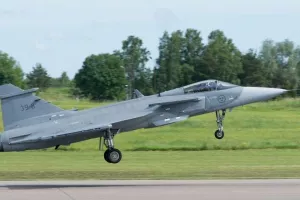 VIDEO: Prvi uspješan let pametnog borbenog zrakoplova Gripen E