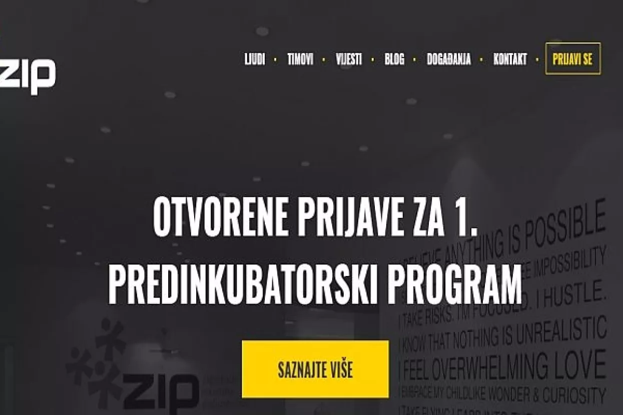 ZIP otvorio prijave za novi predinkubacijski program
