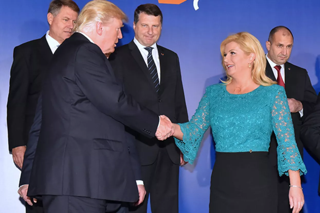 Predsjednica: Trump prihvatio posjet Hrvatskoj