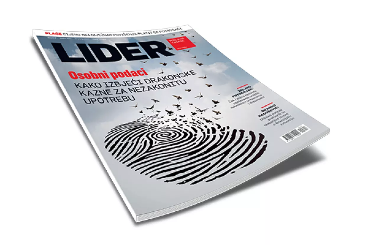 Novi broj Lidera: Osobni podaci - Kako izbjeći drakonske kazne za nezakonitu uporabu